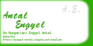 antal engyel business card